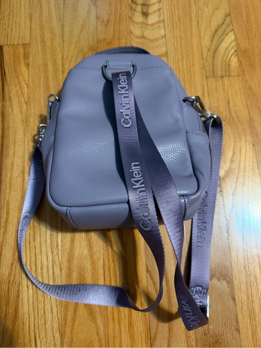 Calvin Klein Lavender cK Mini Convertable Backpack - Picture 4 of 6